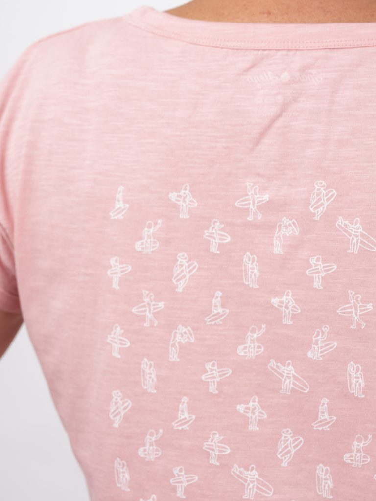 Mini surfeuse Pink detail