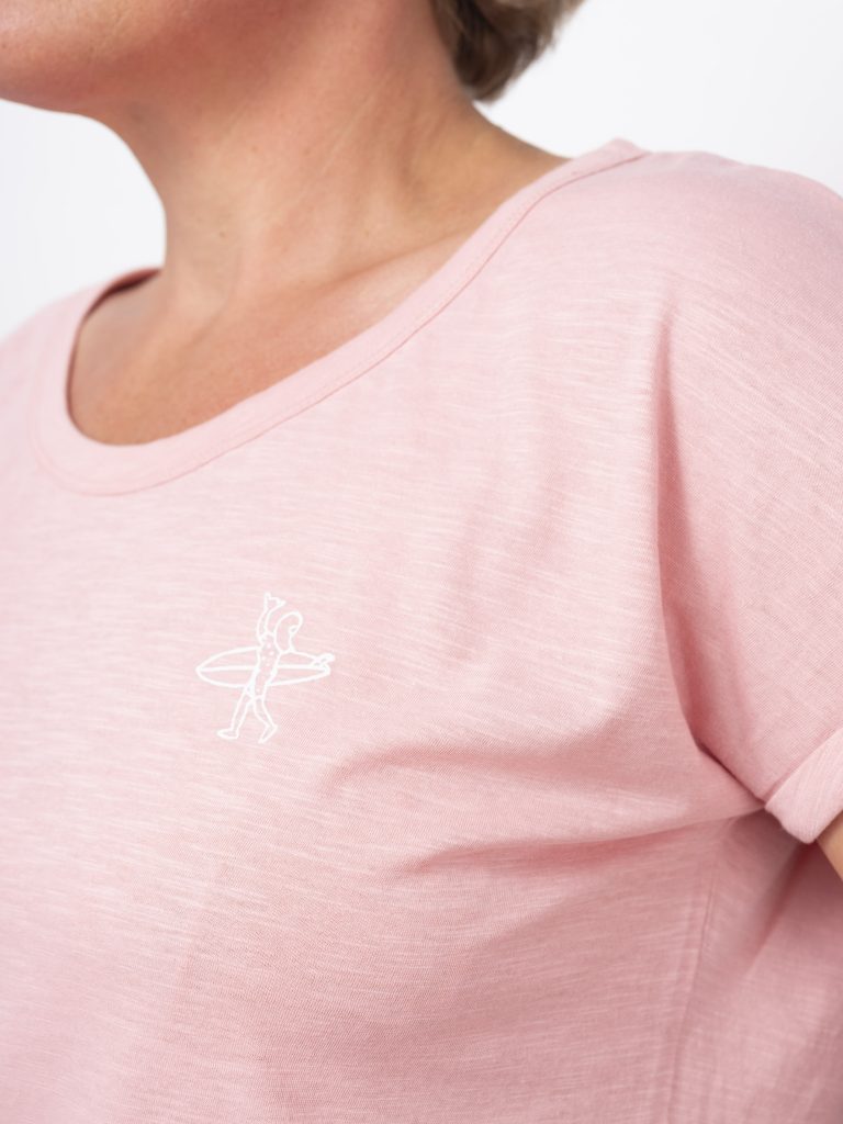 Mini surfeuse Pink detail front